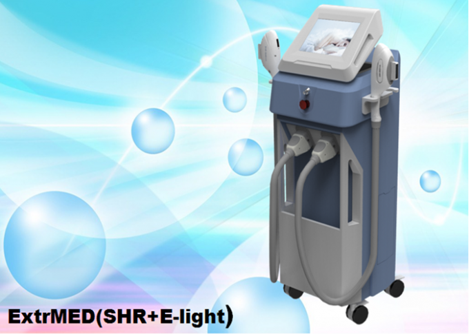 SHR 머리 제거 기계 3500W 수직 2Handles ExtrMED (SHR+E 빛)